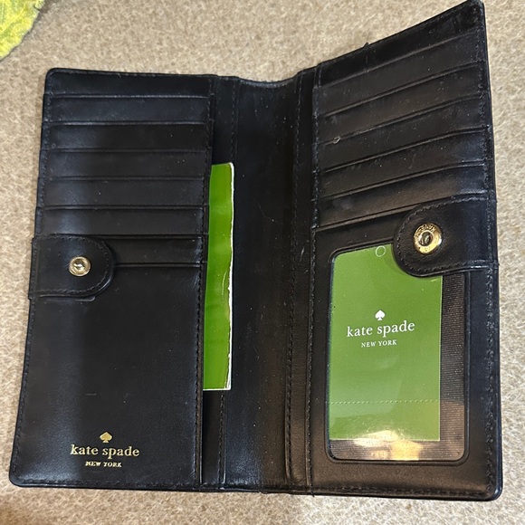 Kate Spade White and Black Polka Dot Wallet - Picture 2 of 6